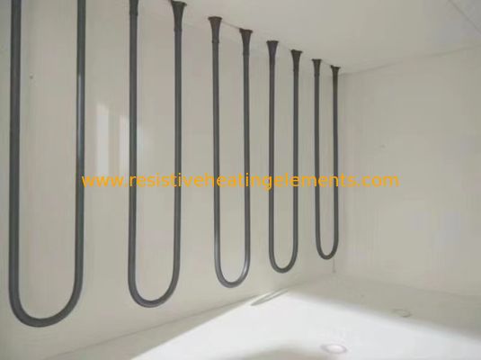 কাস্টমাইজড মলিবডেনাম ডিসিলাইসাইড হিটিং এলিমেন্টস MoSi2 1800C চুল্লি জন্য