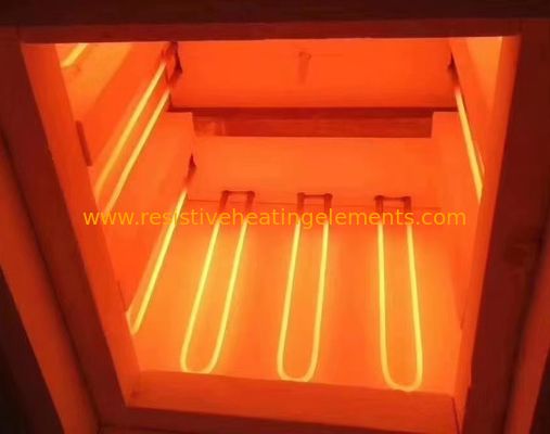ইউ টাইপ মলি ডিসিলাইসিড 220V 1800 ডিগ্রি মলিবডেনাম ডিসিলাইসিড হিটার