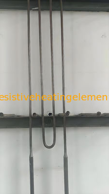 উচ্চ তাপমাত্রা MoSi2 উপাদান 100mm-1000mm Moly Disilicide গরম করার উপাদান
